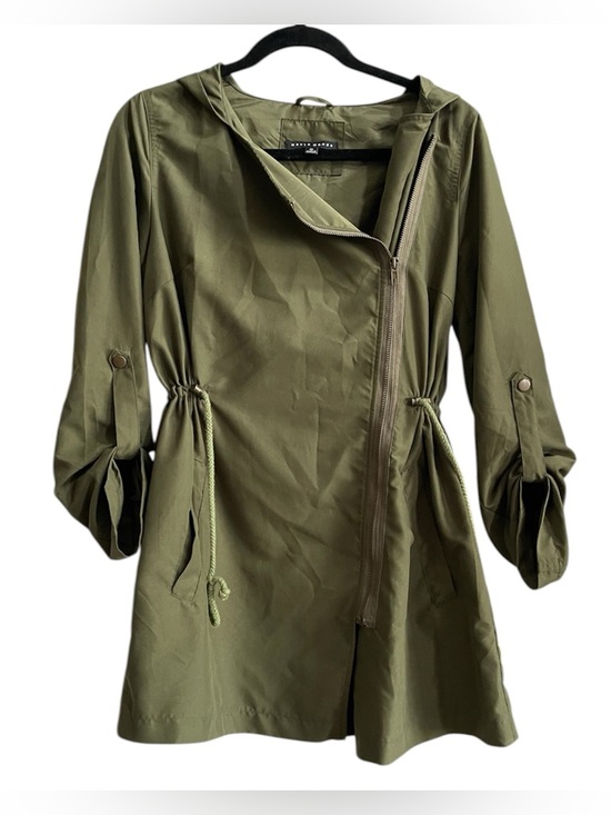 Haute Monde Jackets & Blazers - Haute Monde Olive Utility Hooded Jacket - Size Medium